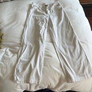 Billabong white cords flare